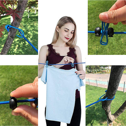 Compact Folding Travel Clothes Drying Rack
