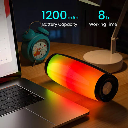 Portable Bluetooth LED Speaker Subwoofer System