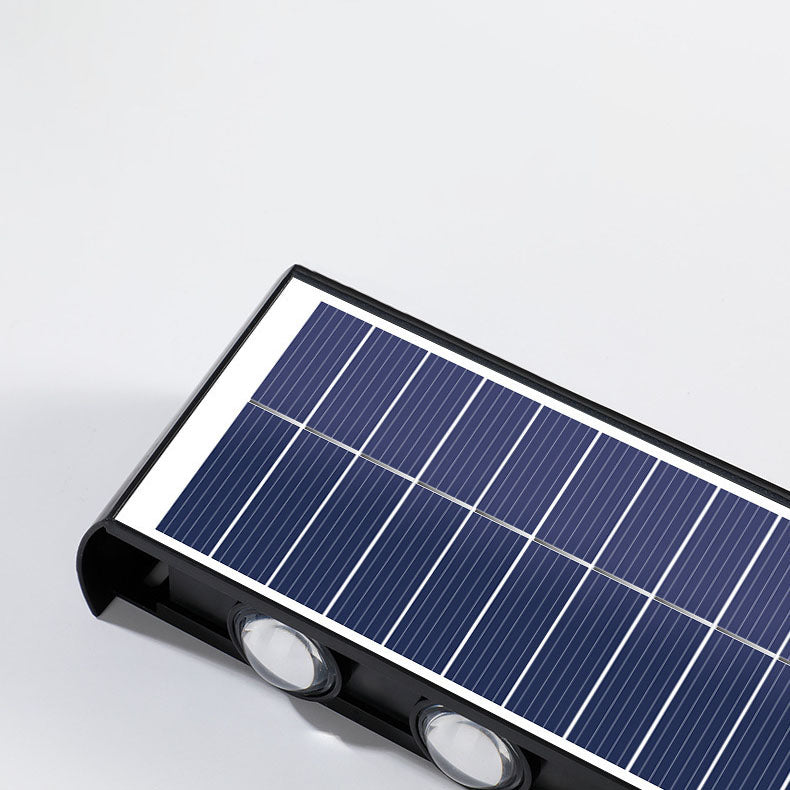 Outdoor Solar LED Wall Light Waterproof Rectangle Lamp