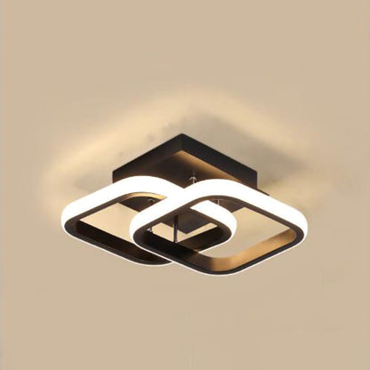 Modern Black LED Ceiling Lamp
