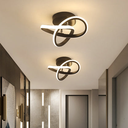 Modern Black LED Ceiling Lamp