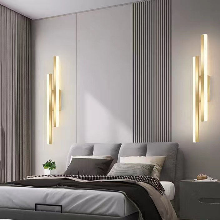 Slim LED Wall Light | Modern Iron Fixture | Adjustable Brightness