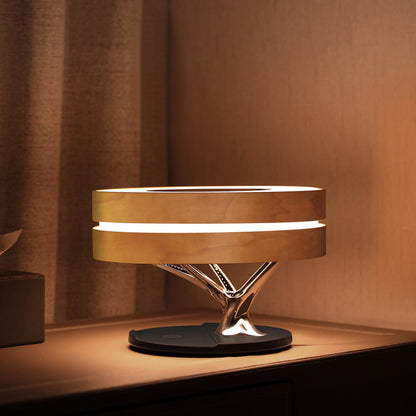 Wireless Charging Desk Lamp with Bluetooth Speaker