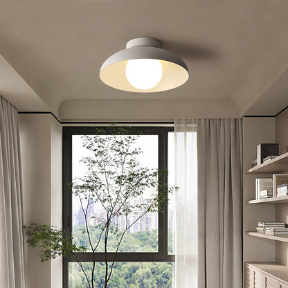 Rustic Metal Glass Pendant Light Fixture