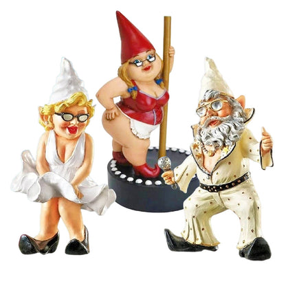 Colorful Mini Garden Gnome Figurine
