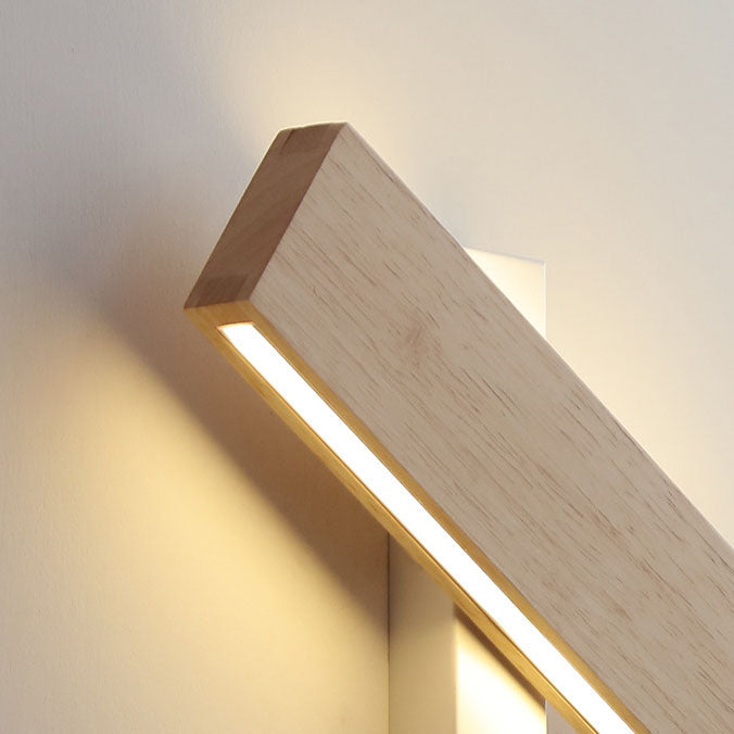 Asian Style LED Wooden Wall Light