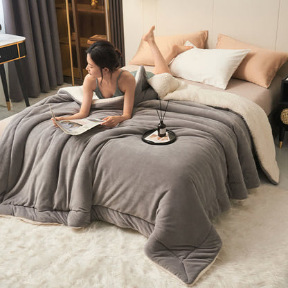 Plush Double Sided Velvet Throw Blanket
