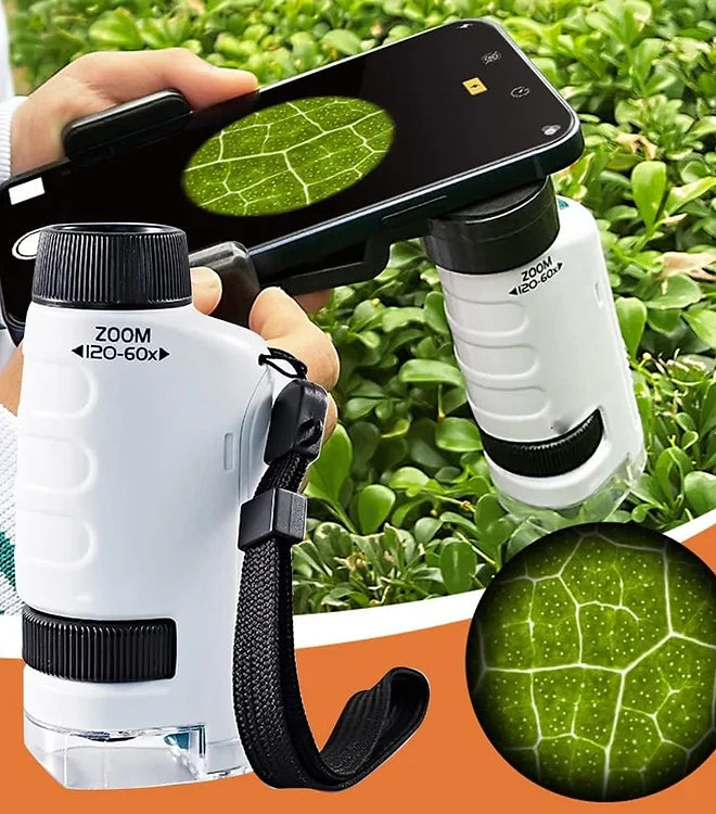 Portable Kids Microscope Kit