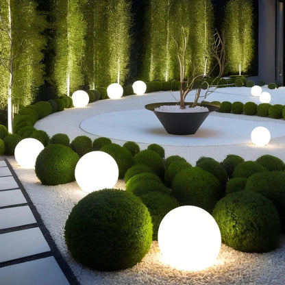 Colorful Outdoor Solar LED Globe Light - Fesara