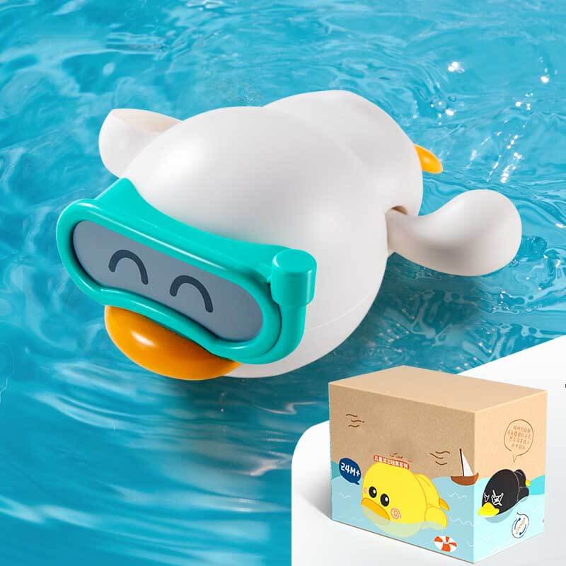 Fun Yellow Duck Bath Toy With Sprayer