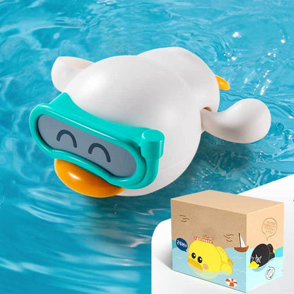 Fun Yellow Duck Bath Toy With Sprayer
