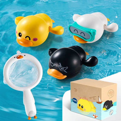 Fun Yellow Duck Bath Toy With Sprayer