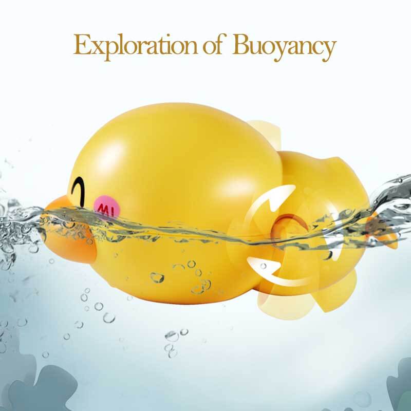 Fun Yellow Duck Bath Toy With Sprayer