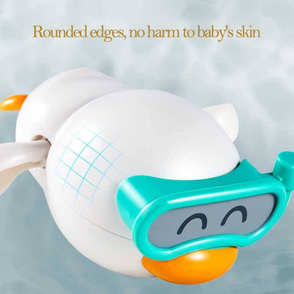 Fun Yellow Duck Bath Toy With Sprayer