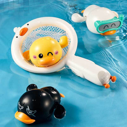 Fun Yellow Duck Bath Toy With Sprayer