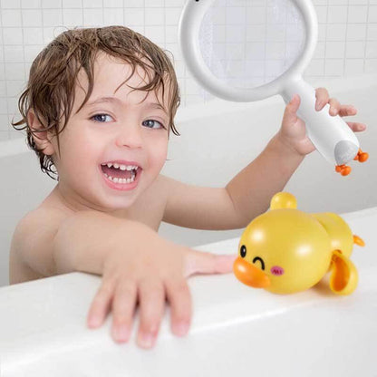 Fun Yellow Duck Bath Toy With Sprayer - Fesara