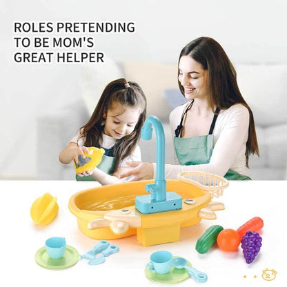 Fun Play Dishwasher Set with Water Spray
