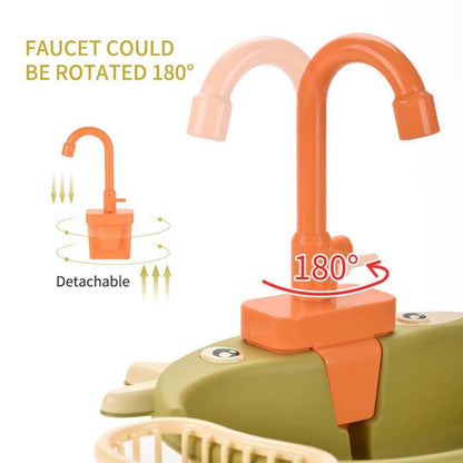 Fun Play Dishwasher Set with Water Spray