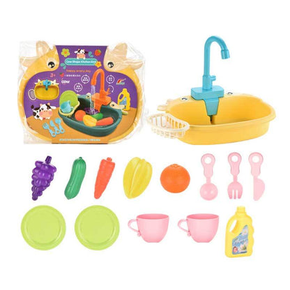 Fun Play Dishwasher Set with Water Spray