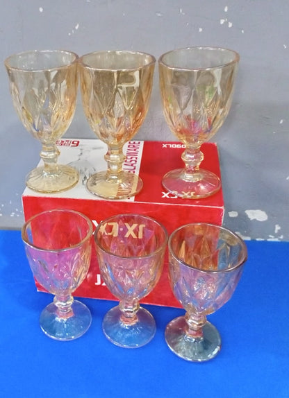 Elegant Wine Glass Set 6 Piece