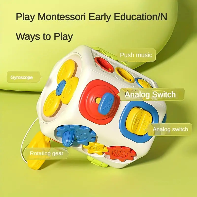 Colorful Baby Learning Cube Toy