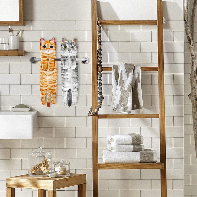 Adorable Kitty Beach Towel