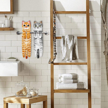 Adorable Kitty Beach Towel