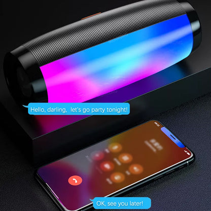 Portable Bluetooth LED Speaker Subwoofer System
