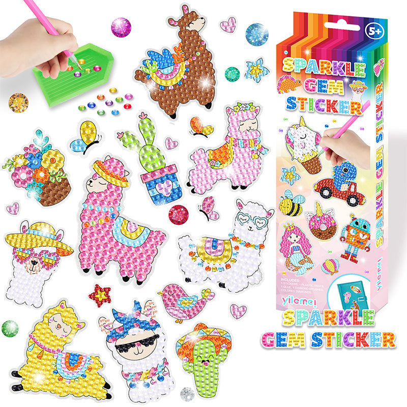 Colorful Diamond Art Sticker Set
