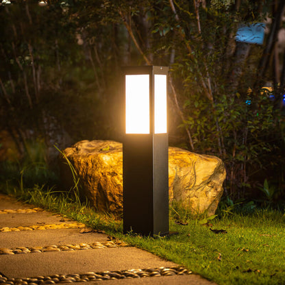 Contemporary Outdoor Solar Powered Garden Light