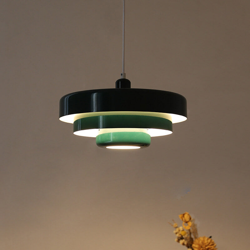 Modern Tiered Hanging Light Fixture