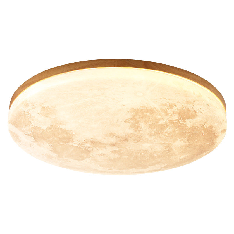 Simple Round White LED Ceiling Light Fixtures - Fesara