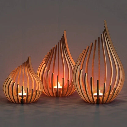 Sparkling Glass Tea Light Holder