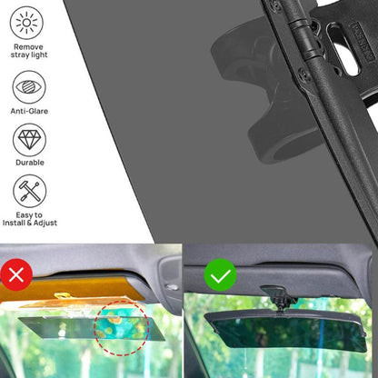 Premium Car Sun Shade With Polarized Glare Blocker