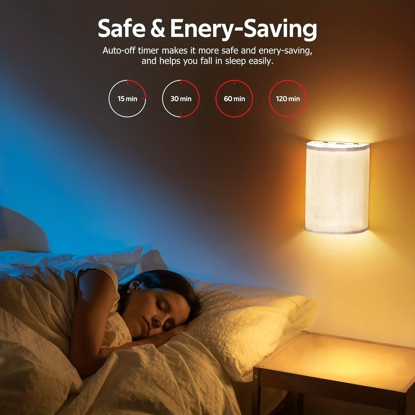 Bright Wireless LED Wall Sconces (2-Pack)
