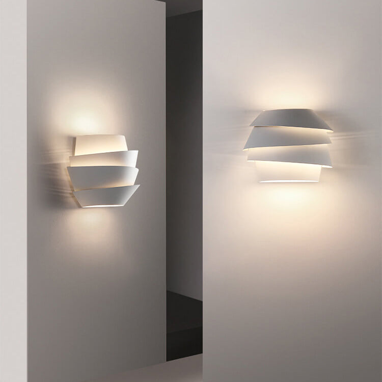 Contemporary Iron Dual Wall Lamp