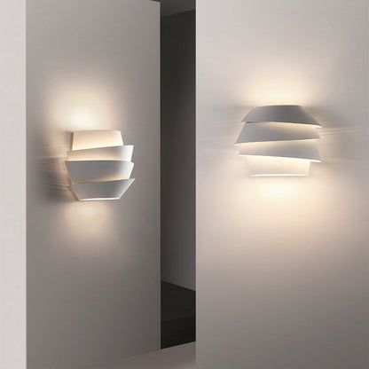Contemporary Iron Dual Wall Lamp