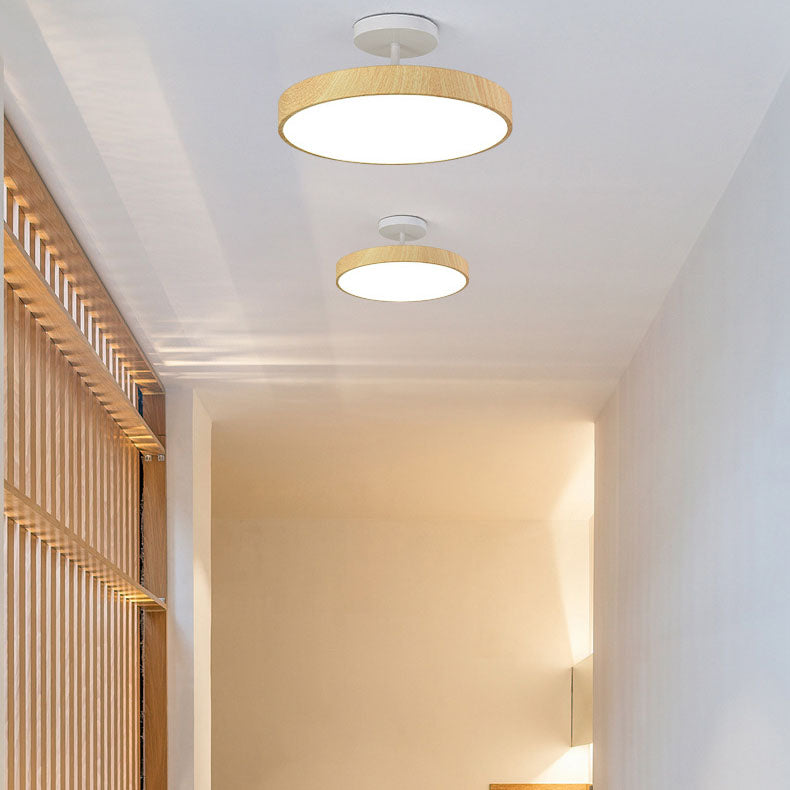 Asian Style Round LED Ceiling Mount Light