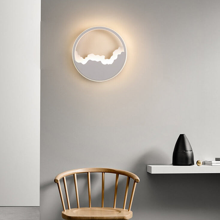 Modern Wave Pattern Wall Lamp