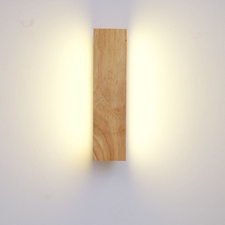 Asian Style LED Wooden Wall Light