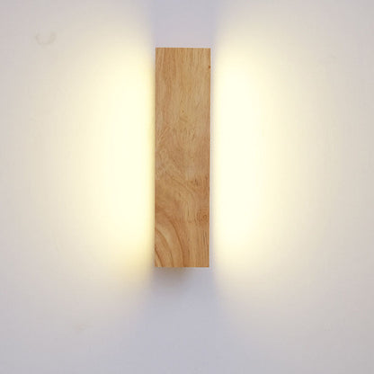 Asian Style LED Wooden Wall Light
