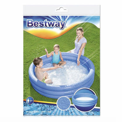 Summer Fun Kids Pool with Colorful Rings