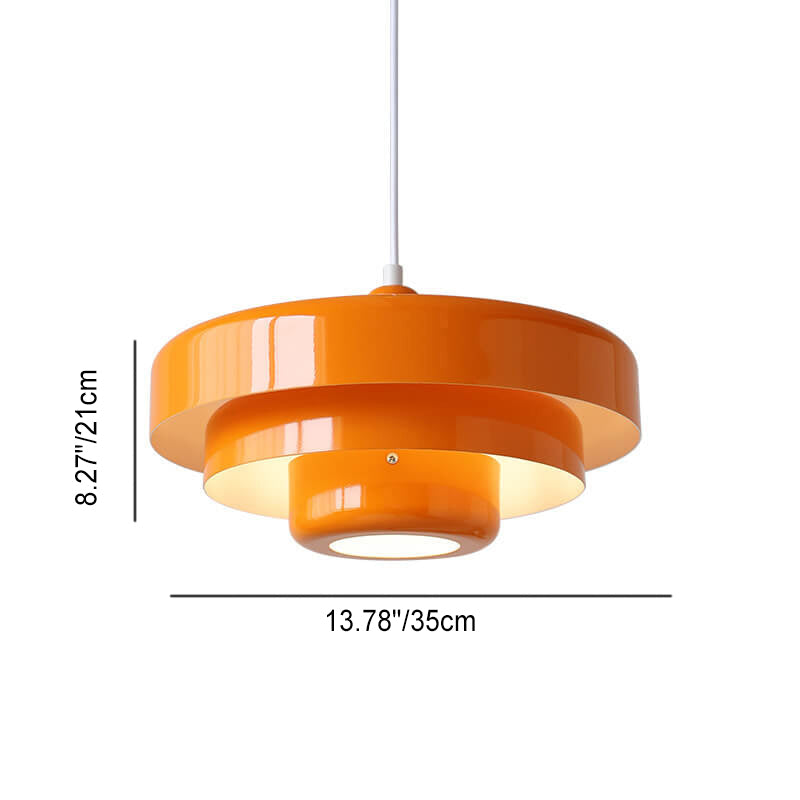 Modern Tiered Hanging Light Fixture