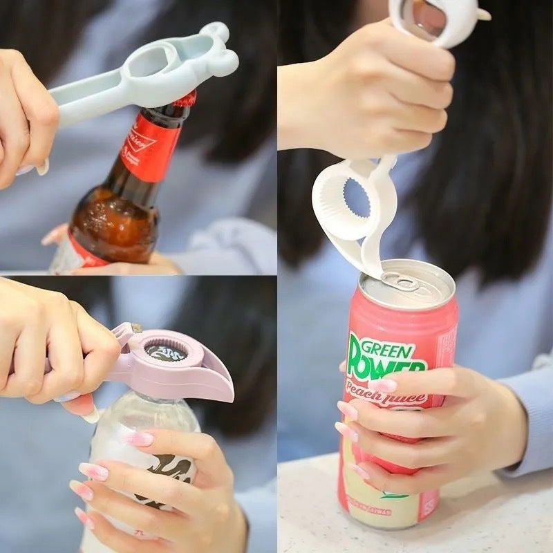Multifunctional 4-in-1 Bar Bottle Opener
