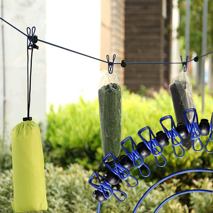 Compact Folding Travel Clothes Drying Rack