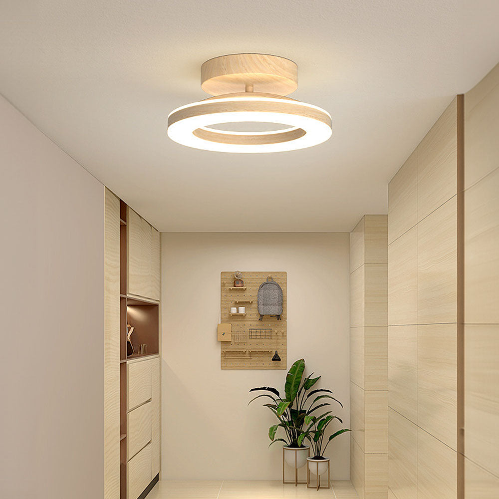 Circular LED Ceiling Light for Hallway and Entryway