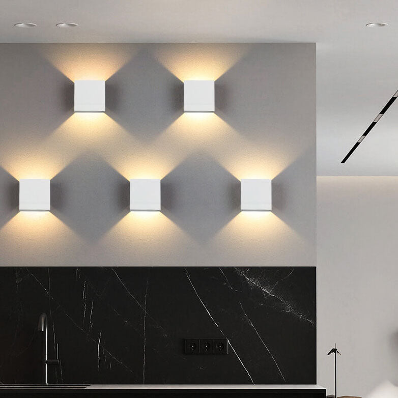 Contemporary Slim LED Wall Light Fixture