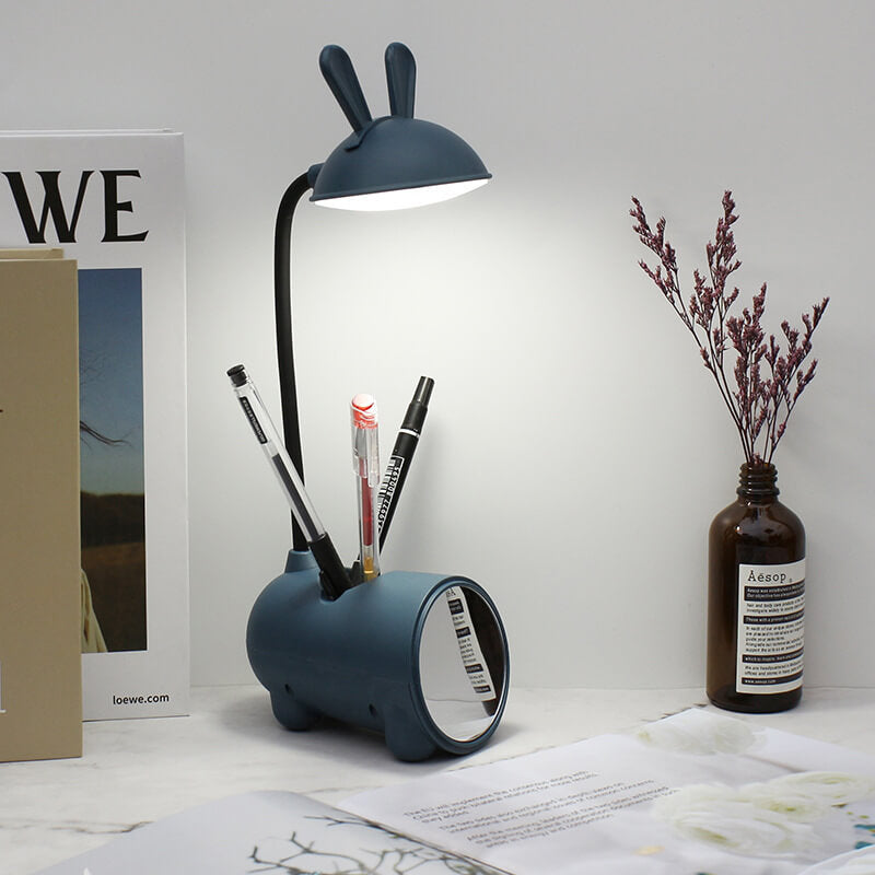 Colorful Rabbit USB Desk Light with Pen Holder