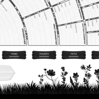 Personalized Heritage Family Tree Wall Art