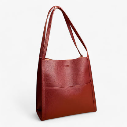 Premium Quality Leather Tote Bag for Women - Stylish Daily Handbag